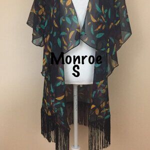 LuLaRoe Monroe Cover Up/Kimono brand new with tags